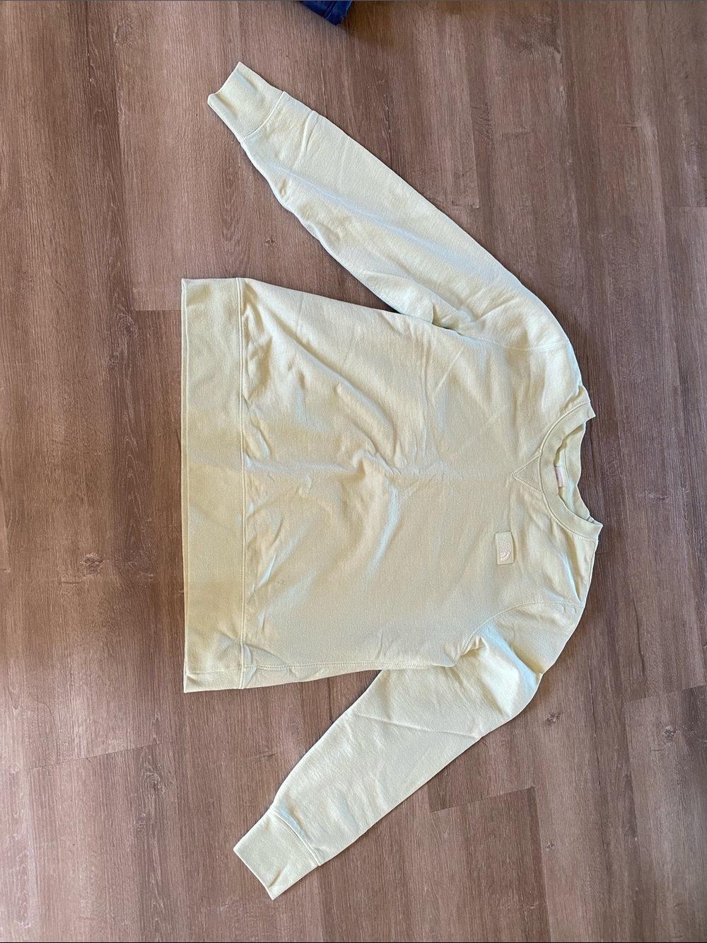 The North Face Crewneck oversize Sweatshirt in Pale Yellow